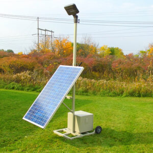 PORTABLE SOLAR POWERED LED FLOODLIGHT CART | National Solar Technologies